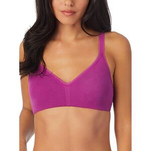 On Gossamer Womens Cabana Cotton Blend Stretch Bralette Medium Purple Wine - NWT